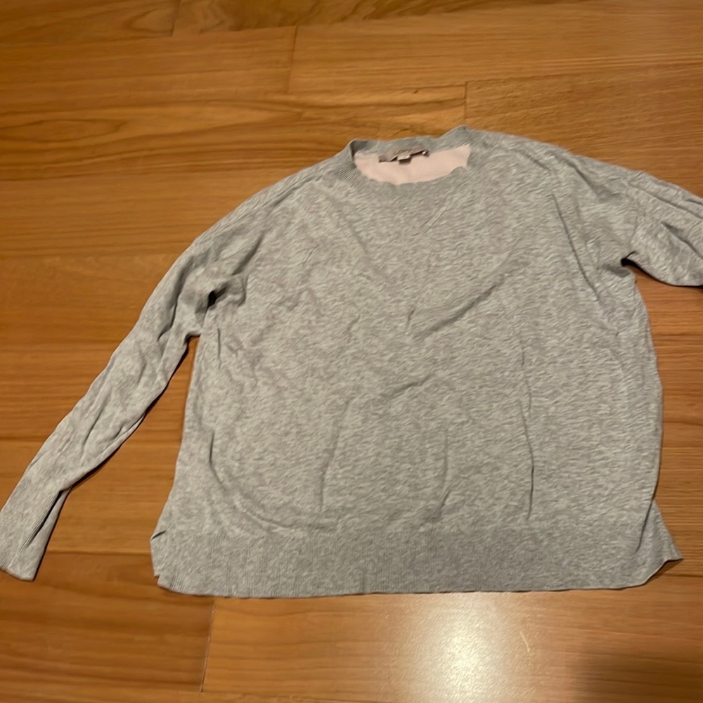 Loft fine knit cotton sweater.